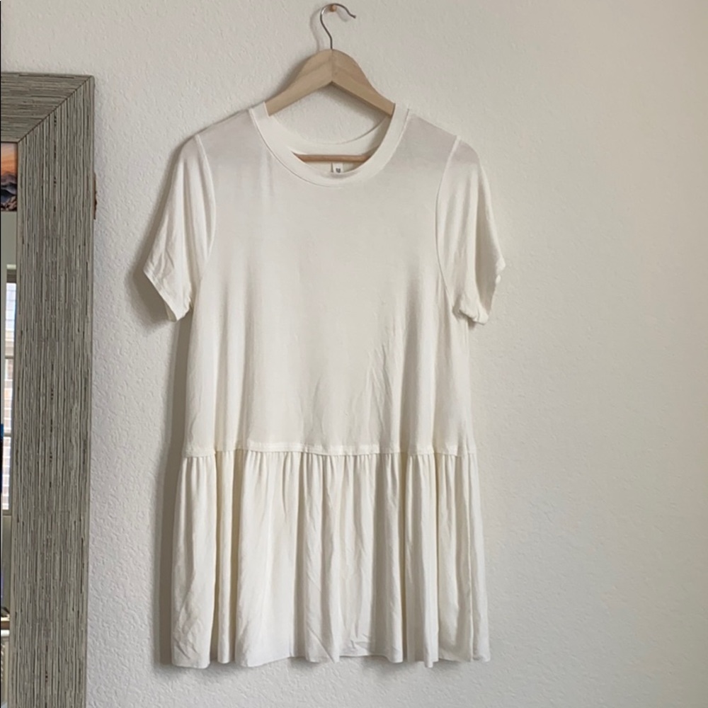 Long short sleeved top